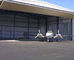 Tòa nhà kết cấu thép Hangar tạm thời với cửa nâng