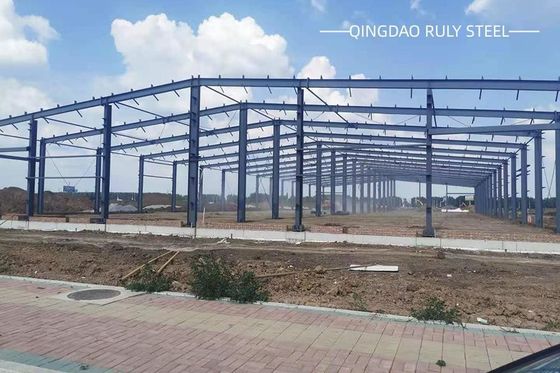 Lớn Span Quick Assembling Nhà tiền chế Xây dựng Thép cấu trúc Tòa nhà kho tiền chế