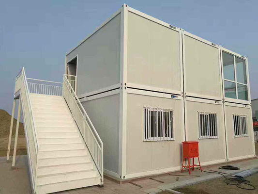 Nhà container lắp ghép bằng thép mạ kẽm chống cháy, tuổi thọ 25 năm