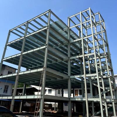 Tòa nhà văn phòng nhiều tầng cao Fashion Design Prefabricated Steel Structure
