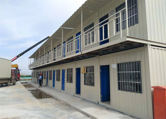Ký túc xá container lắp ghép di động với kết cấu mạ kẽm