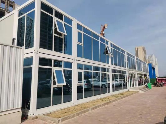 Nhà container lắp ghép mạ kẽm với tấm panel bông thủy tinh