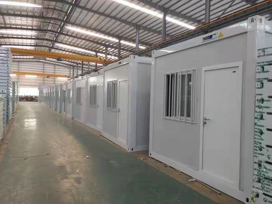 Nhà container lắp ghép mạ kẽm với tấm panel bông thủy tinh