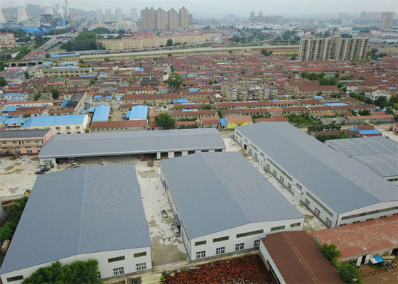 Nhà kho kết cấu thép tiền chế Q355B cho ngành Logistics