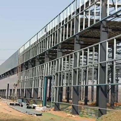 Cấu trúc bãi đậu xe bằng thép Prefab Multi-storey Large Span Q235B Q355B