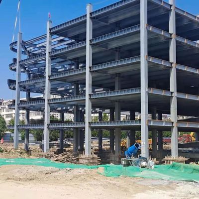 Cấu trúc bãi đậu xe bằng thép Prefab Multi-storey Large Span Q235B Q355B