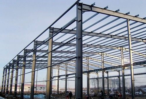 Xây dựng cấu trúc thép kinh tế nhựa đúc nóng H phần khung phần kho tiền chế