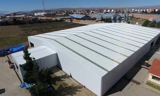 Cấu trúc thép kẽm / sơn Cấu trúc kho dự chế Cấu trúc thép Xưởng xây dựng khung thép