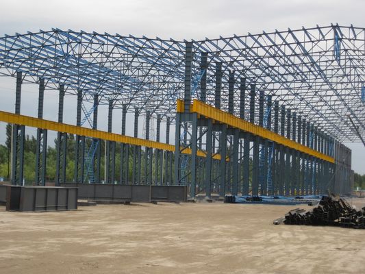 Nhà xưởng kết cấu thép Prefab Nhà kho công nghiệp