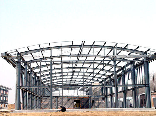 Khung cổng Thép Cột Cột Thép Cấu trúc Kho hàng Tùy chỉnh cao