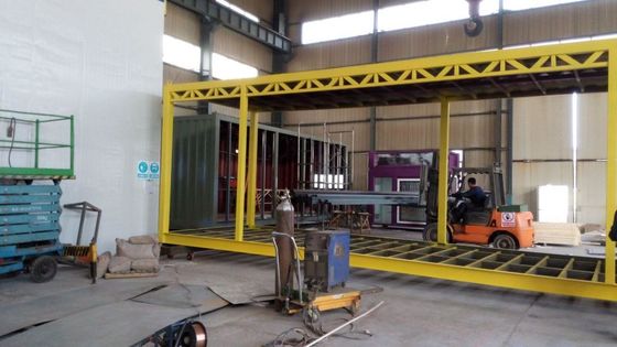 Nhà container lắp ghép mạ kẽm với tấm panel bông thủy tinh