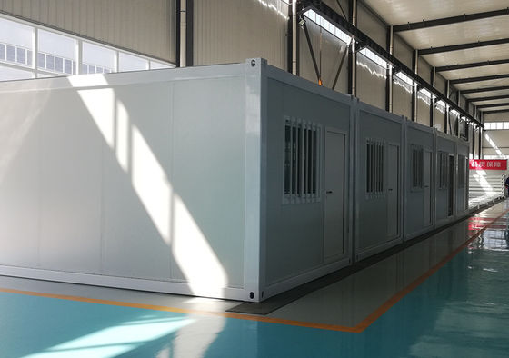 Nhà container lắp ghép bằng thép mạ kẽm chống cháy, tuổi thọ 25 năm