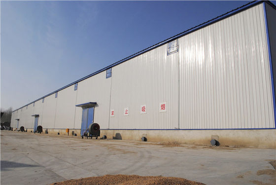 Nhà xưởng nhà kho kết cấu thép tiền chế với khẩu độ lớn