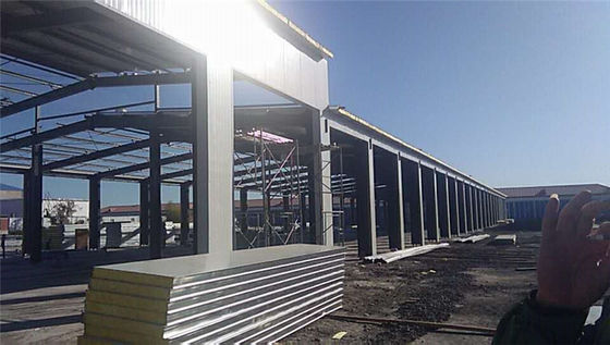 Farm Plant Xưởng kết cấu thép Prefab Span lớn Sửa chữa lắp ráp dễ dàng