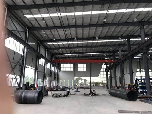 Cấu trúc thép dài ổn định H phần sơn khung thép lớn