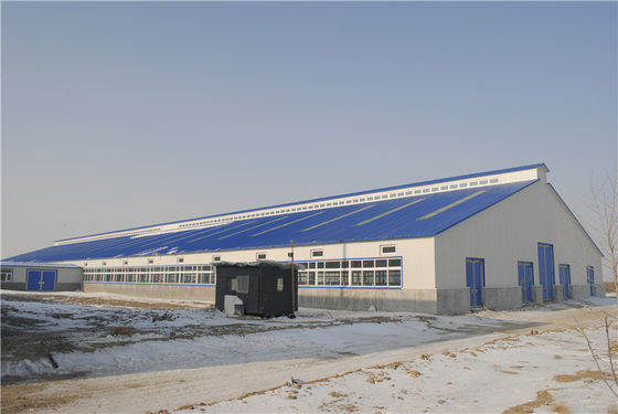 Nhà xưởng nhà kho kết cấu thép tiền chế với khẩu độ lớn