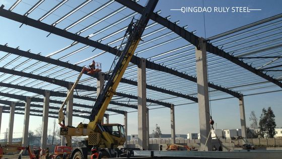 Khung cổng hiện đại Prefab Workshop Xây dựng tùy chỉnh cao
