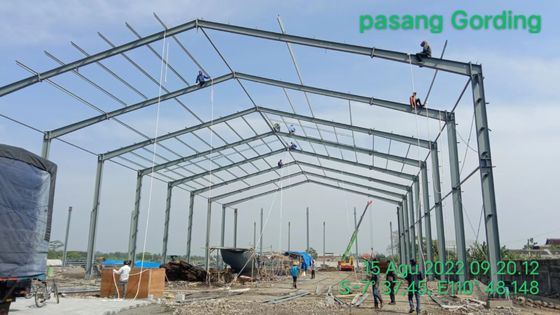 Xây dựng cấu trúc thép tiêu chuẩn cao Cửa hàng nhà máy công nghiệp
