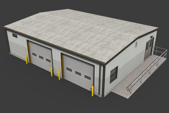 Khung cổng hiện đại Prefab Workshop Xây dựng tùy chỉnh cao