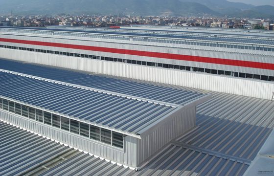 Xây dựng nhanh Thép cấu trúc thép màu tường bảng Prefab Ống xăng