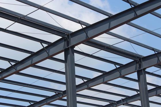 Khung cổng hiện đại Prefab Workshop Xây dựng tùy chỉnh cao