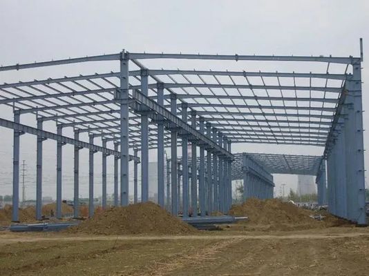 Nhà kho kho thép Sandwich Panel Structure Tòa nhà màu Đơn vị thiết kế trước Xưởng lắp ráp nhanh