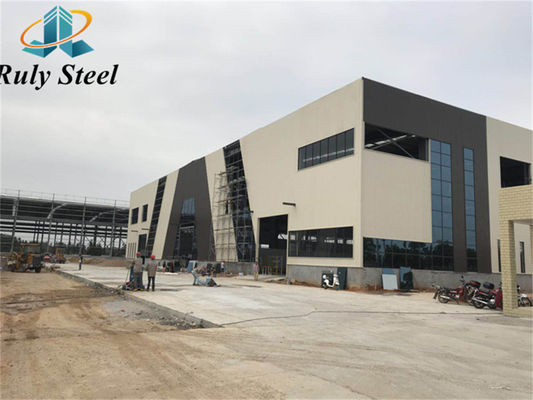 Thời gian sử dụng dài dễ dàng lắp đặt Cấu trúc thép tiền chế Kho Trung Quốc Nhà máy Cung cấp Kích thước quy mô nhỏ / lớn