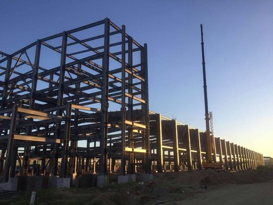 Cơ cấu thép Prefab tùy chỉnh Xây dựng Vật liệu xây dựng Xưởng kho Áp treo Lưu trữ lạnh Xây dựng Prefab