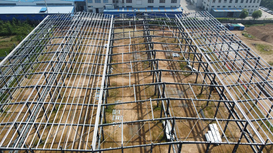 Xưởng chế tạo cấu trúc thép H-Section Prefab với cần cẩu cầu chống ăn mòn