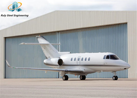 Hangar cấu trúc thép tiền chế cao độ trải dài để lưu trữ và bảo trì máy bay