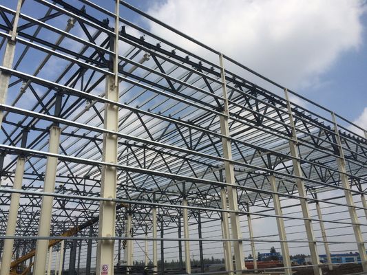 Xây dựng thép Prefabricated Steel Structure Workshop Thiết kế nhà kho Xưởng xây dựng thép