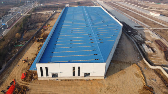 Q235B Xây dựng cấu trúc thép Xây dựng thép tiền chế với tấm cách điện