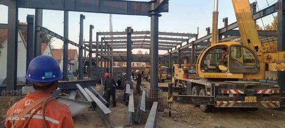 Long span Prefab / Prefabricated Building Steel Structure Warehouse Galvanized Metal Q235/Q355 H Section Frame Workshop Các công trình xây dựng bằng thép