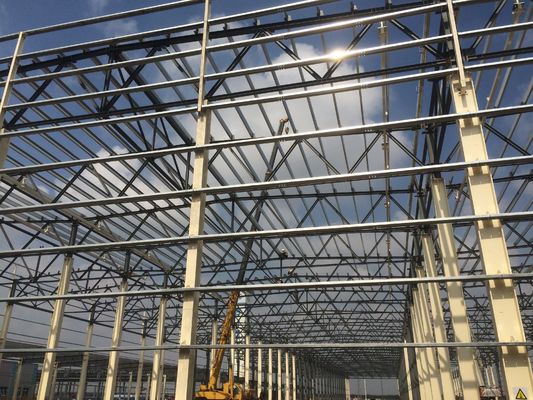 Xây dựng kim loại/hệ thống thép/hầm gia cầm/trọng lượng nặng/tháng nhẹ/Bộ hội thảo cấu trúc thép công nghiệp