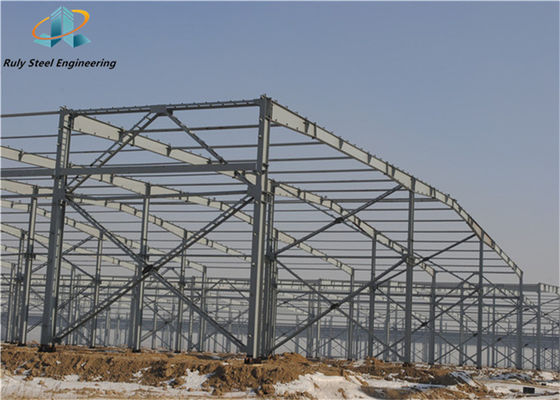 Ứng dụng tùy chỉnh cấu trúc thép ổn định Prefab Tòa nhà Xưởng làm bằng thép cấu trúc