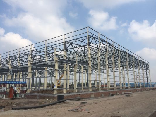 Xây dựng kim loại galvanized tiền chế H Phần Q235 Xây dựng cấu trúc thép / nhà kho / kho / xưởng