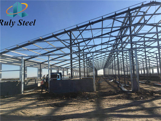 Long Span Prefabricated/Prefab H Beam Design Xây dựng kim loại Q355/Q235 Nhà máy Kho hàng Xưởng luyện thép