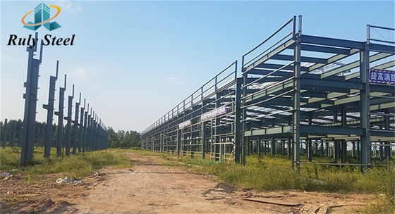 Thiết kế máy tính Xưởng sản xuất thép trải dài lớn Dễ lắp ráp tùy chỉnh Giá nhà máy Cấu trúc thép nhẹ Kho