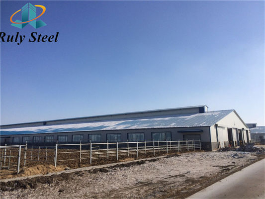 Thép xây dựng Prefabricated thép khung vật liệu H Beam And Column Long Span Steel Factory Warehouse