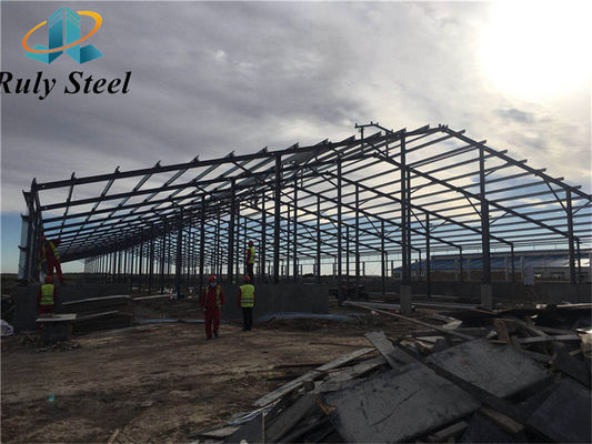 Dễ dàng lắp ráp Quá trình lắp đặt nhanh Nhà máy công nghiệp Prefab Giá rẻ Trung Quốc lớn Thực tế Cơ cấu thép hiện đại Kho
