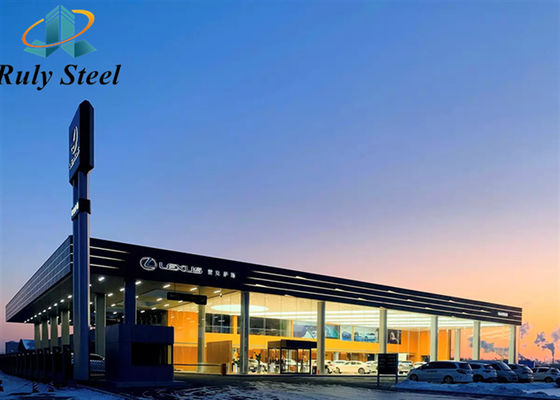Dễ dàng lắp ráp Quá trình lắp đặt nhanh Nhà máy công nghiệp Prefab Giá rẻ Trung Quốc lớn Thực tế Cơ cấu thép hiện đại Kho