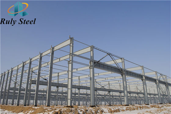 Dễ dàng lắp ráp Quá trình lắp đặt nhanh Nhà máy công nghiệp Prefab Giá rẻ Trung Quốc lớn Thực tế Cơ cấu thép hiện đại Kho