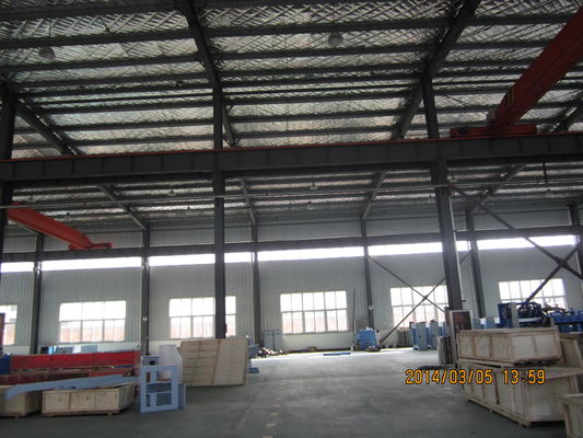 Xây dựng khung thép tiền chế Dễ lắp ráp Xây dựng kim loại lồi lội Xây dựng cấu trúc thép Kho