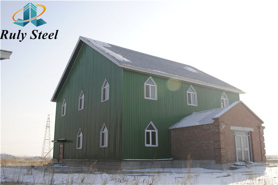 Kho thép tiền chế với tấm sandwich cho sử dụng công nghiệp