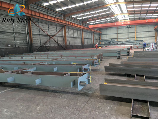Cấu trúc thép Cột thép Xây dựng Beam thép Dễ dàng vận chuyển và lắp đặt