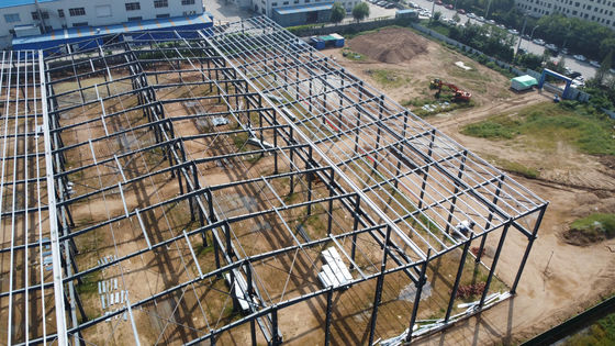 Cấu trúc khung thép 100m * 30m Tòa nhà kho thép được chế tạo sẵn