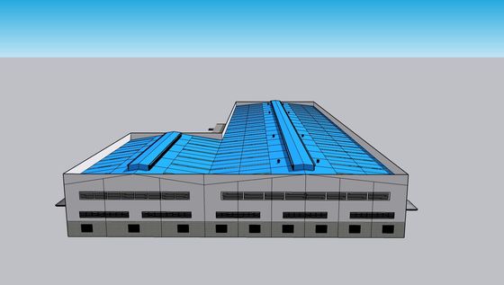 Nhà kho kết cấu thép tiền chế dầm chữ H, kích thước tùy chỉnh