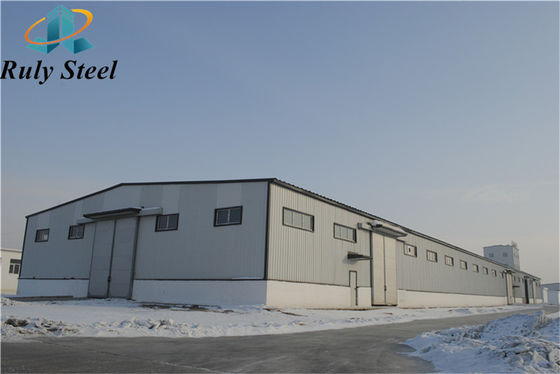 Nhà xưởng kết cấu thép hình chữ H tiền chế Q355