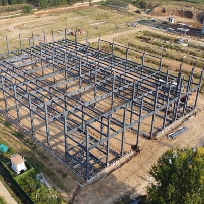 Nhà kho tiền chế bằng thép Q235B Q355B Khung dầm chữ H