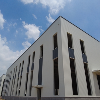 Kho thép galvanized Prefab với tuổi thọ 50 năm